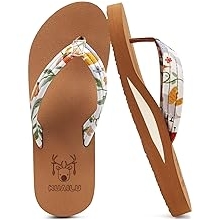 Womens Arch Support Flip Flops Ladies Comfort Lightweight Soft Yoga Mat Cushion Walking Thong Sandals