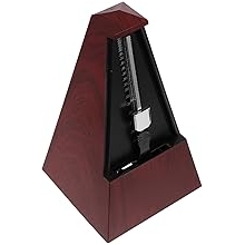 Wooden Mechanical Metronome in Color Adjustable Rhythm Keeper for Guitar Violin Piano Classic Design for Musicians