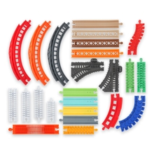 Wooden Train Tracks, Bulk Accessories, Scene Educational Building Blocks Toys, Compatible with Various Brands of Wooden Track Toys