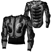 Wow Motorcycle Motocross Bike Guard Protector Youth Kids Body Armor Black