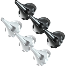 Wush Water Powered Ear Cleaner by Black Wolf, 6 Reusable Replacement Tips - Electric Triple Jet Stream with 3 Pressure Settings Prevents Ear Wax Buildup - Ear Wax Removal Kit