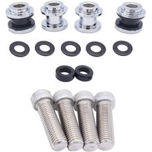 Rak Pelancongan Sissy Bar Boleh Ditanggalkan Kit Perkakasan Docking 4-Point Serasi dengan Harley Softail Fat Boy Breakout FLFB FXBR 2018-2023