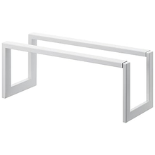 YAMA ⁇ AKI home Line ชั้นวางรองเท้าปรับได้ขนาดเล็กสีขาว