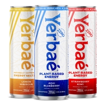 Yerbae Energy Seltzer - Variety Tropical Pack, 0 Sugar, 0 Calories, 0 Carbs, Energized by Yerba Mate, Naturally Caffeinated &amp; Plant-Based, Healthy Alternative to Coffee and Sugary Sodas, 12oz cans 12 Pack