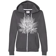 Yoga Clothing For You Ladies Lotus Flower Full Zip Hoodie