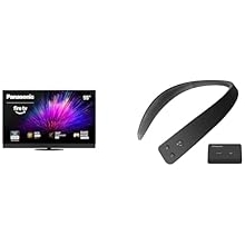 Panasonic Z95 Series 55-inch OLED 4K Ultra HD Smart Fire TV 2025 Model with WN10 Wireless Wearable TV Neck Speaker Bundle