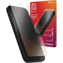ZAGG InvisibleShield Fusion XTR3 Samsung Galaxy S24 Screen Protector - Hybrid Polymer, Hexiom Impact, Advanced Blue Light Filter, Anti-Reflective, Recycled Materials, EZ Terapkan Pemasangan
