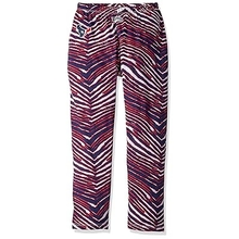 Zubaz Men's Officially Licensed NFL Zebra Print Lounge Pants